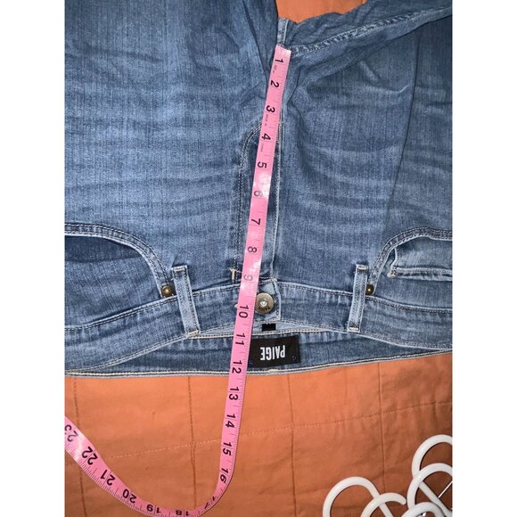 Paige Mens Blue Denim  Lennox Jeans Size 34 Straight Fit - Picture 7 of 10